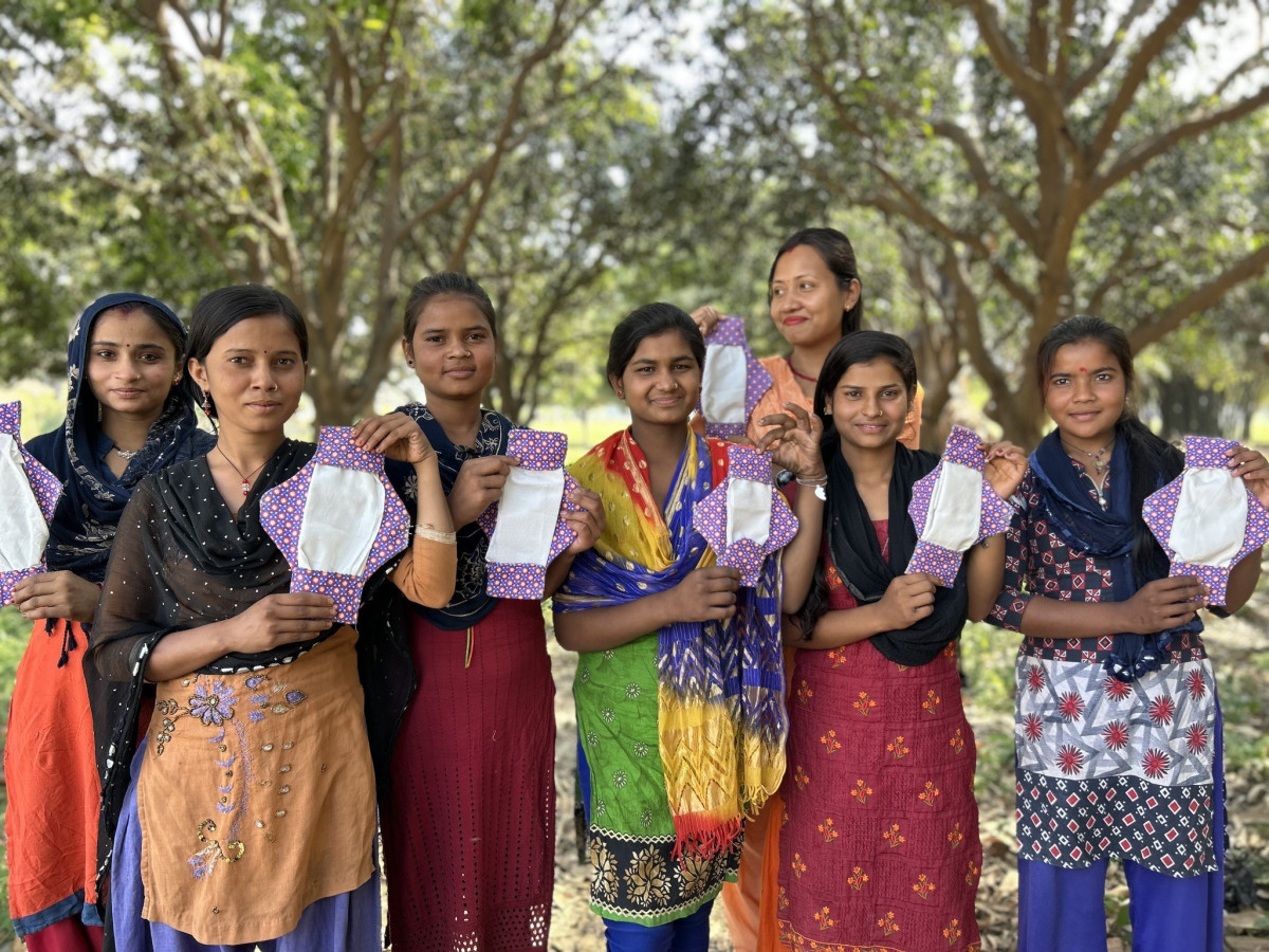 Archana Chaudhary, 30 year old, life skill facilitator who attended Menstrual Hygiene Management training conducted by PIN under UKAID supported Aarambha project. She learnt to make reusable sanitary pads, gained knowledge on menstrual hygiene. After the training, she shares the knowledge with the adolescent girls the project works with.