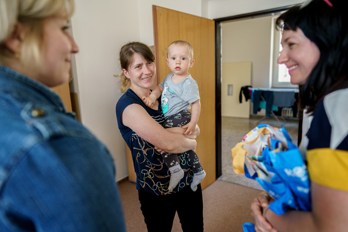 Ukrajinské matce s dítětem jsem poskytli poradenství ohledně humanitární dávky a pomohli ji vyhledat dětského lékaře.